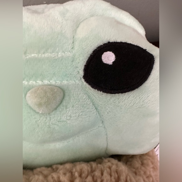 Baby Yoda Easter plush NWT purple EGG & brush Star Wars Plush Mandalorian Grogu - Picture 12 of 14